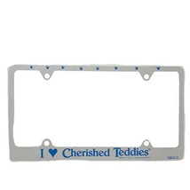 Cherished Teddies License Plate Cover Plastic I Love Cherished Teddies - $6.50