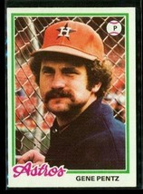 Vintage 1978 TOPPS Baseball Trading Card #64 GENE PENTZ Houston Astros - £7.70 GBP