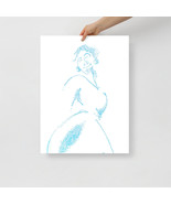 Poster  - Blue Lady - £5.50 GBP+