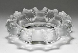 Lalique &quot;Cannes&quot; Octopus Frosted Art Glass Bowl - £594.35 GBP