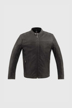 WHET BLU OLIVER MEN&#39;S SCOOTER STYLE VEGAN FAUX LEATHER JACKET - $129.99