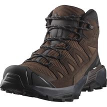 Salomon Mens X Ultra 360 Leather Mid Gore-Tex Waterproof Hiking Boot - Dark Ear - $174.98