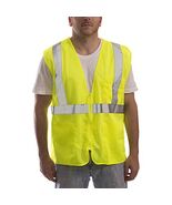 JOB SIGHT V70632.4X-5X ANSI 107 Class 2 Polyester Mesh Zipper Vest, Size... - €21,58 EUR