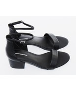 Amazon Essentials Women Heeled Sandals Size 7.5 W Black - £12.54 GBP
