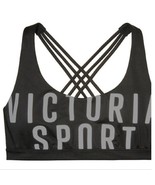 VS Victoria Sport Spellout Reflective Sports Bra Size Medium - $38.29 CAD