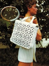 12 Crochet Shopping Grocery Evening Aran Twine Drawstring Tote Bag Purse Pattern - £9.73 GBP