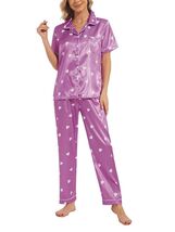 Women's Pajama Set Plus Size Super-Soft Short & Long Sleeve Pants Size S - $125.00 MXN Women's Pajama Set Plus Size Super-Soft Short & Long Sleeve Pants Size S - $125.00 MXN