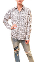 ONE TEASPOON Damen Shirt Langärmlige Gemütlich Floral Multi Größe S - £48.37 GBP