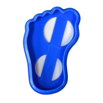 Baby Foot Outline Shower Small Size Cookie Cutter Made In USA PR76S - £2.36 GBP