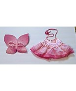 BUILD A BEAR  4 Pink outfits  - Fancy Dress with wings + Monkey jogging + 2 more - $38.62
