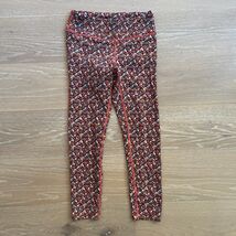 Outdoor Voices TechSweat 7/8 Floral Leggings Pants in Paprika Flower Small - $34.99