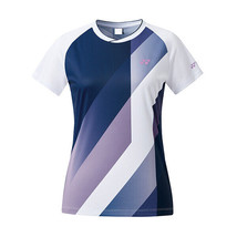 YONEX 22 F/W Women&#39;s T-shirts Badminton Apparel Clothing White NWT 223TS... - £36.02 GBP