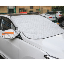 4 Layers Magnetic Car Windscreen Cover Winter Ice Frost Snow Protector Sunshade - £36.68 GBP