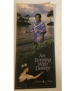 An Evening With Danny Kaleikini Brochure Hawaii Kahala Hilton BR5 - $14.84