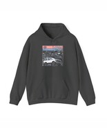 Datsun Patrol Car Graphic Print Crewneck Unisex Long Sleeve Hoodie Sweat... - $42.06 CAD+