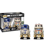 Funko Pop R2-D2 &amp; R5-D4 2023 Limited Edition 2-Pack - Sealed in Box, Uno... - $37.61