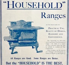Household Star Wood Burning Cook Range 1894 Advertisement Victorian XL D... - $39.99