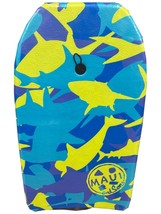 Maui Body Board diver and shark and Tan size 33 in Bodyboard with Leash - £18.93 GBP