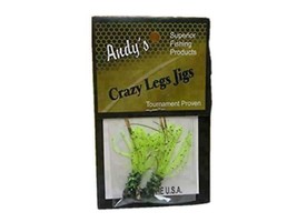 Andy&#39;s Black Death Crazy Legs Jigs Superior Fishing Products Tournament ... - £12.06 GBP