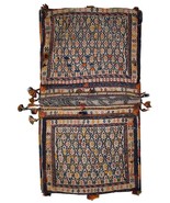 Alfombra antiguo Oriental hecho a mano 55cm x 100cm 1940s - 1C399 - $1,708.49 CAD
