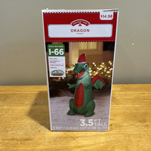 HOLIDAY TIME 3.5 Feet Tall Dragon Blow Up Airblown Gemmy Needs Anchors - $551.17 MXN