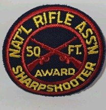 NRA Patch 50 FT. SHARPSHOOTER AWARD PISTOL RIFLE GUN New National Rifle ... - £6.18 GBP