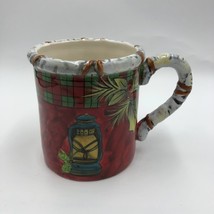 Vintage Certified International Susan Winget Christmas Oversized Ceramic Mug - £15.81 GBP
