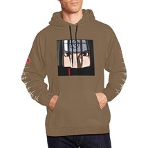 Men&#39;s BROWN Itachi Uchiha Anime All Over Print Hoodie (USA Size) - $31.00