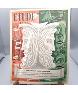 Vintage ETUDE Music Magazine, January 1951 State of Music 1900-1950 Cover with R