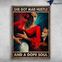 Guitar Man She Got Mad Hustle And A Dope Soul - £12.50 GBP