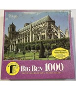 Hasbro 1999 Big Ben Jigsaw Puzzle St Etienne Cathedral NEW UNOPENED 1000... - $9.03