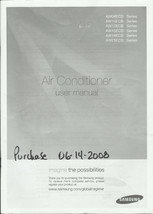 Printed User Manual  &amp; Installation for SAUMSUNG Air Conditioner AW Series - £20.73 GBP