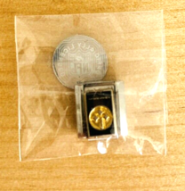 New Orleans Saints Logo Peter David Nomination 9mm Italian Charm 18k Gol... - €7,79 EUR