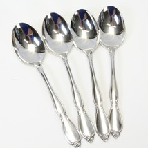 Oneida Chatelaine Oval Soup Spoons  6-3/4&quot;  Community Stainless  Lot of 4 - $12.73