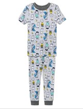 Peanuts Snoopy, Charlie Brown, Lucy Baby Boy&#39;s Cotton Pajama Set, Size 1... - $11.87