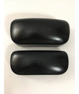 2 Coach Authentic Black Hard Side Clamshell Eyeglasses / Sunglasses Cases - $36.30 CAD