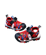Spiderman Kids Sports Sandals Closed Toe Toddler Pool Flip Flop Boys Beach Shoes - $25.50