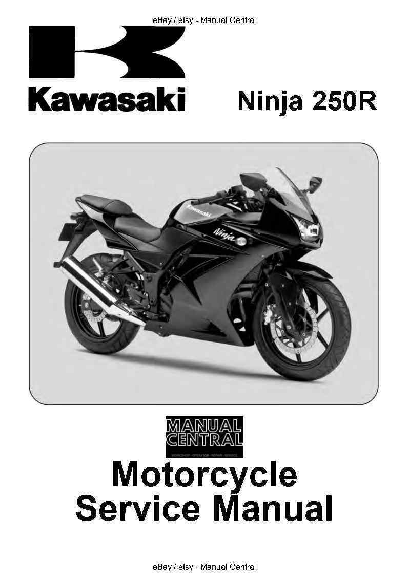 Primary image for KAWASAKI MOTORCYCLE NINJA 250R SERVICE MANUAL 2008 EDITION REPRINTED