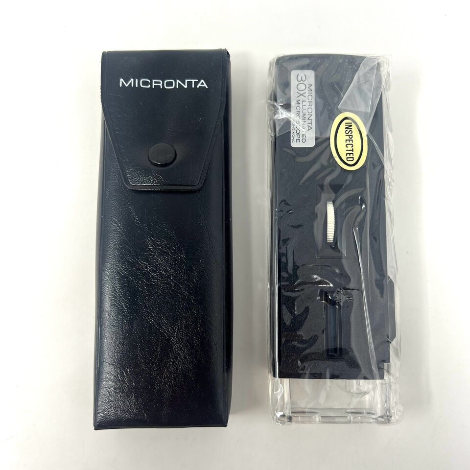 VTG Radio Shack Micronta Illuminated 30X Pocket Microscope No. 63-850 Op... - $12.82