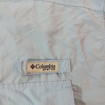 Columbia PFG Omni Shade Men Short Sleeve Button-Down Collar Blue Shirt Chest 54" image 8