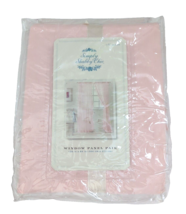 Simply Shabby Chic Pink Ruffle Edge Curtain Panels Pair 120”x84” New - £68.88 GBP