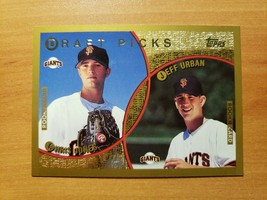1999 Topps #213 Chris Jones &amp; Jeff Urban - Rookie - San Francisco Giants - MLB - £1.40 GBP