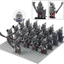 Azog&#39;s Guldur Orc army Gundabad Orcs The Lord Of The Rings 21pcs Minifigures Toy - £23.92 GBP