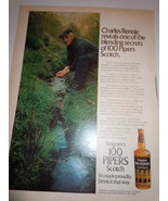 Vintage Seagram&#39;s 100 Piper Scotch Print Magazine Advertisement 1973 - £4.62 GBP