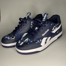 Reebok Heelys Men’s Size 8 Skate Wheel Shoes Blue White Digital Camouflage - £30.26 GBP