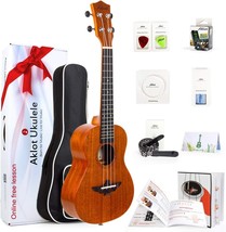 Ukulele, Aklot Concert Ukulele Solid Mahogany 23 Inch For Professional, ... - $74.99