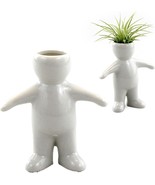 Ceramic Air Head Family People Planters - Air Plant Holders - Table Top ... - $704.88 MXN