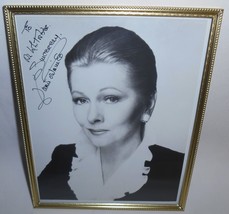Hand Signed Joan Fontaine Autographed B/W Photo w/FRAME - £38.82 GBP
