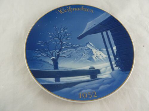 Vintage Rosenthal 1952 Christmas Weihnachten Collector Plate HandPainted Germany - $46.52