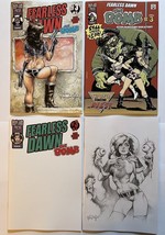 Fearless Dawn: The Bomb #3 A-D Lot Asylum Press 2023 NM-Steve Mannion Comics - £14.69 GBP